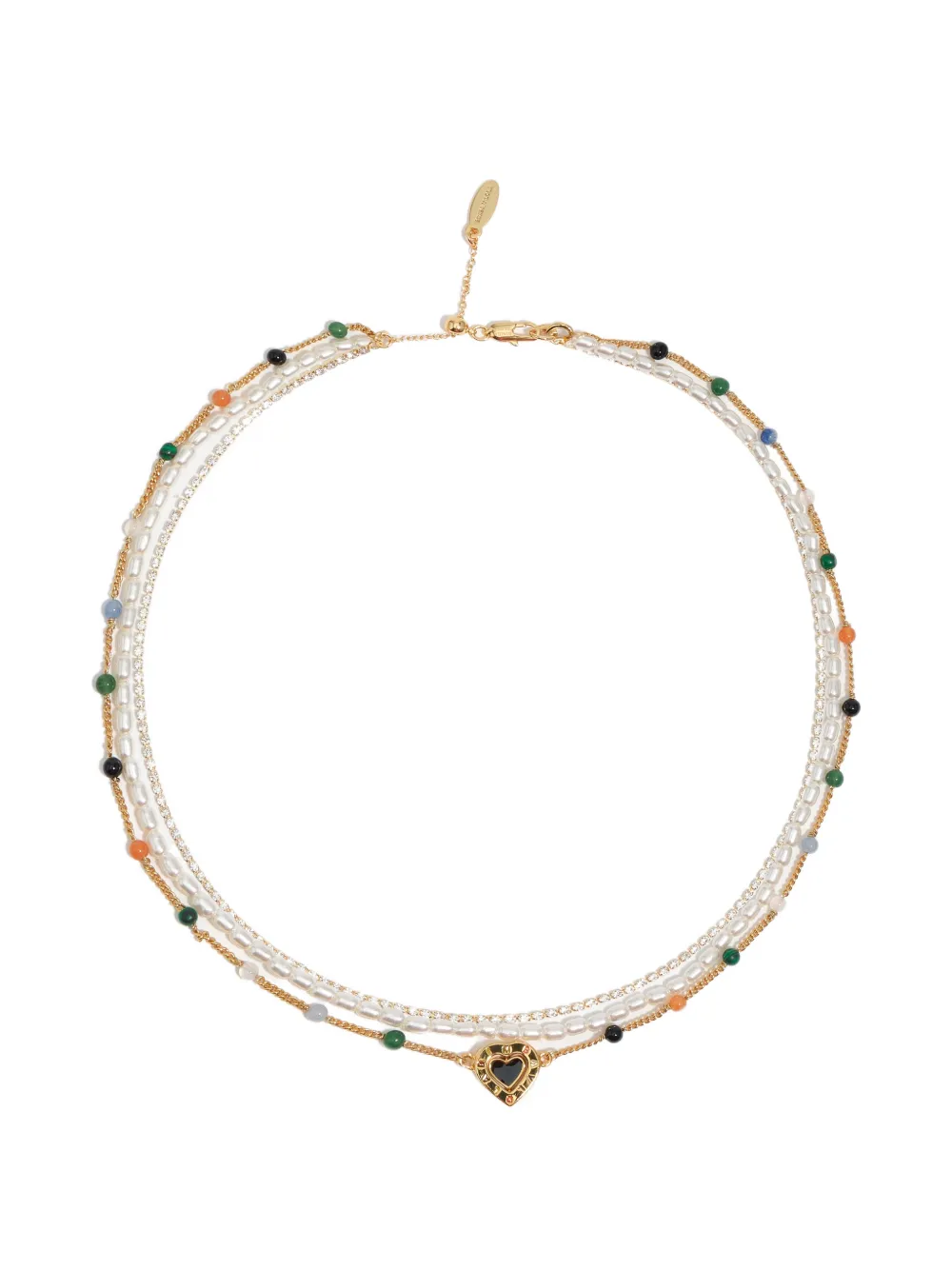 BIMBA Y LOLA Halskette mit Perlen - Gold