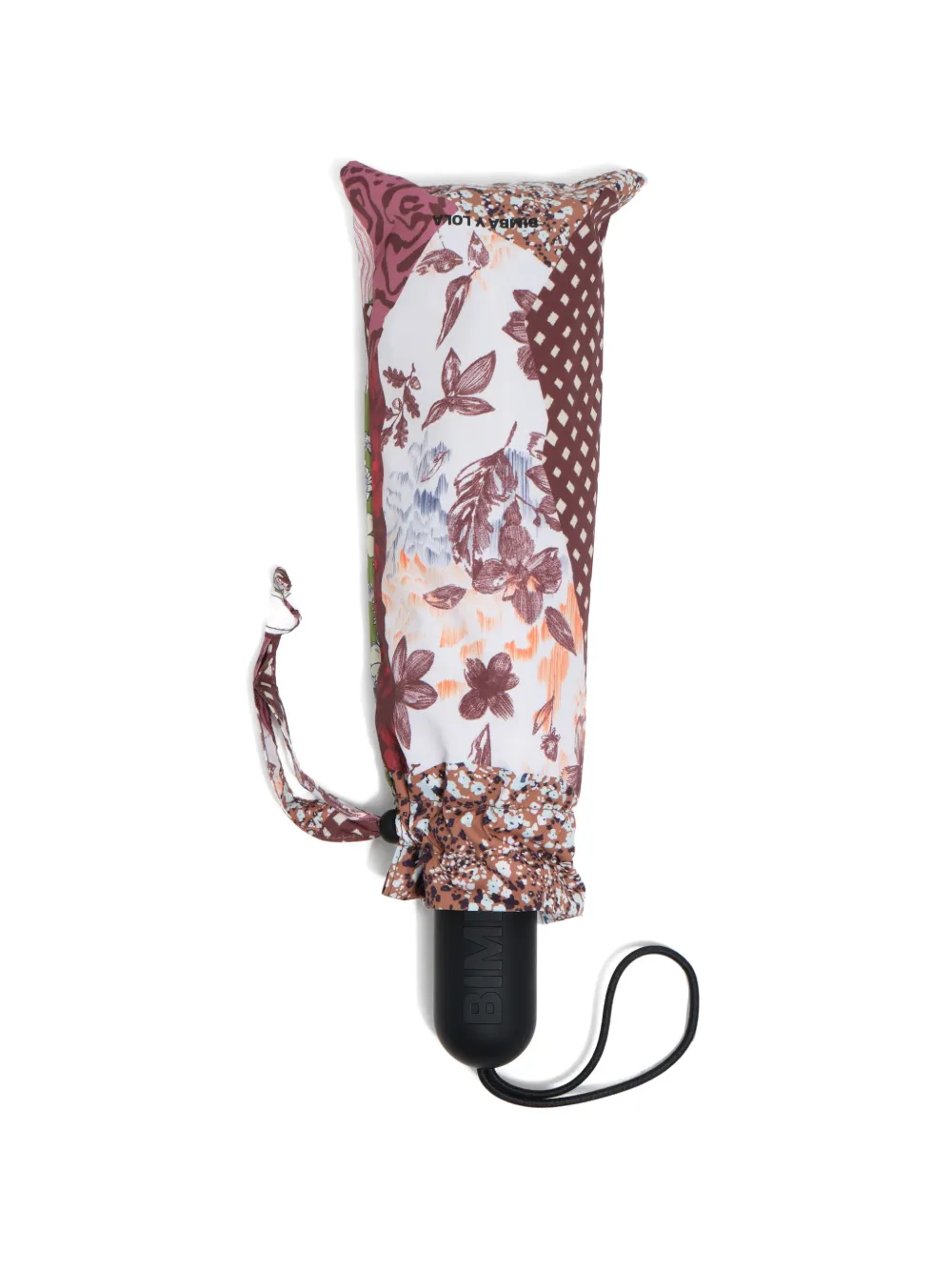  Bimba Y Lola Patchwork-print Umbrella - Brown 