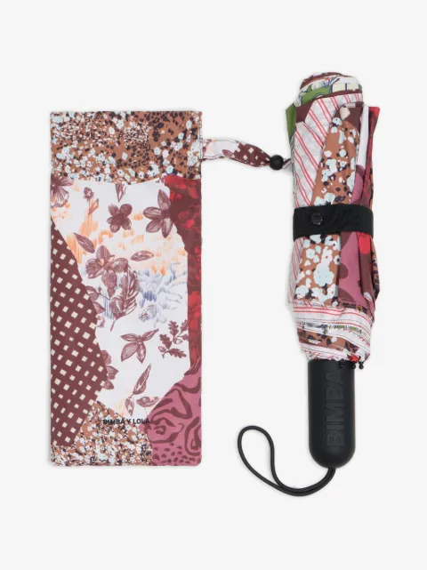 Bimba y Lola patchwork-print umbrella