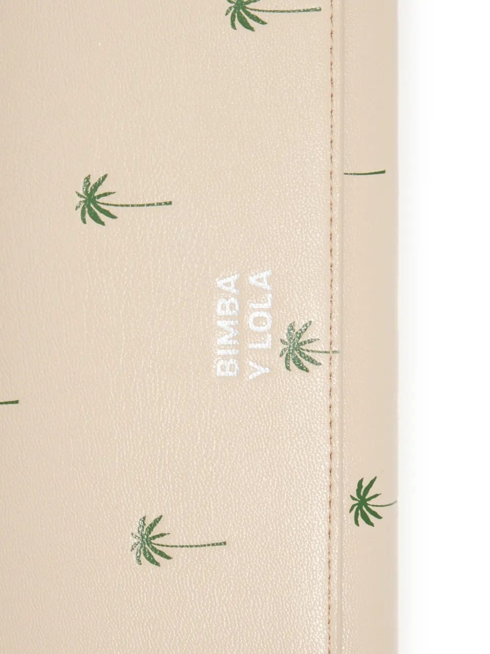  Bimba Y Lola Palms Large Wallet - Neutrals 