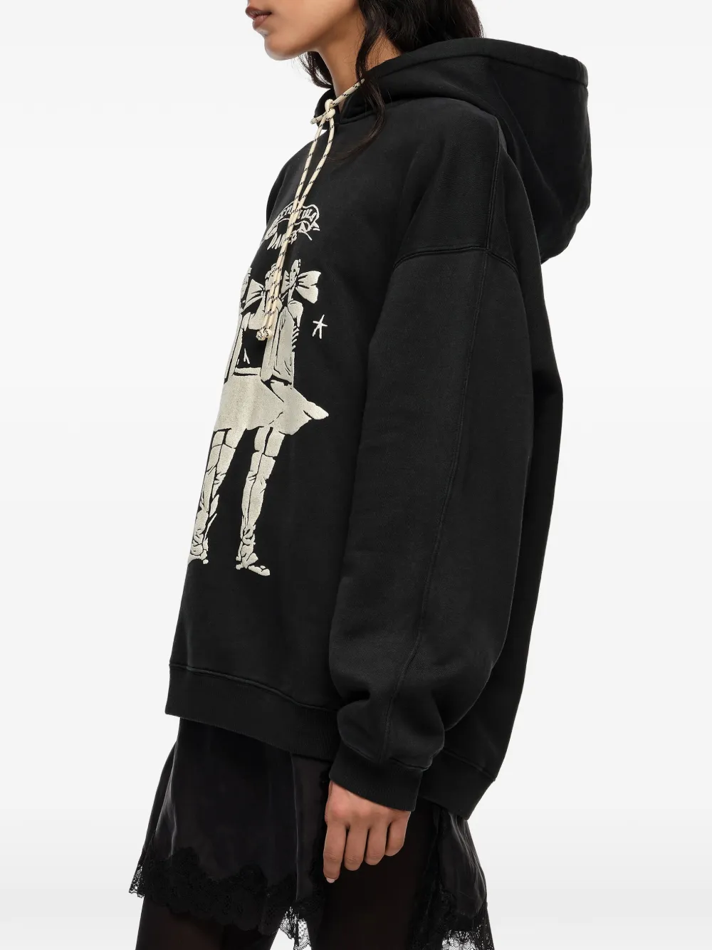 BIMBA Y LOLA Hoodie met print Zwart