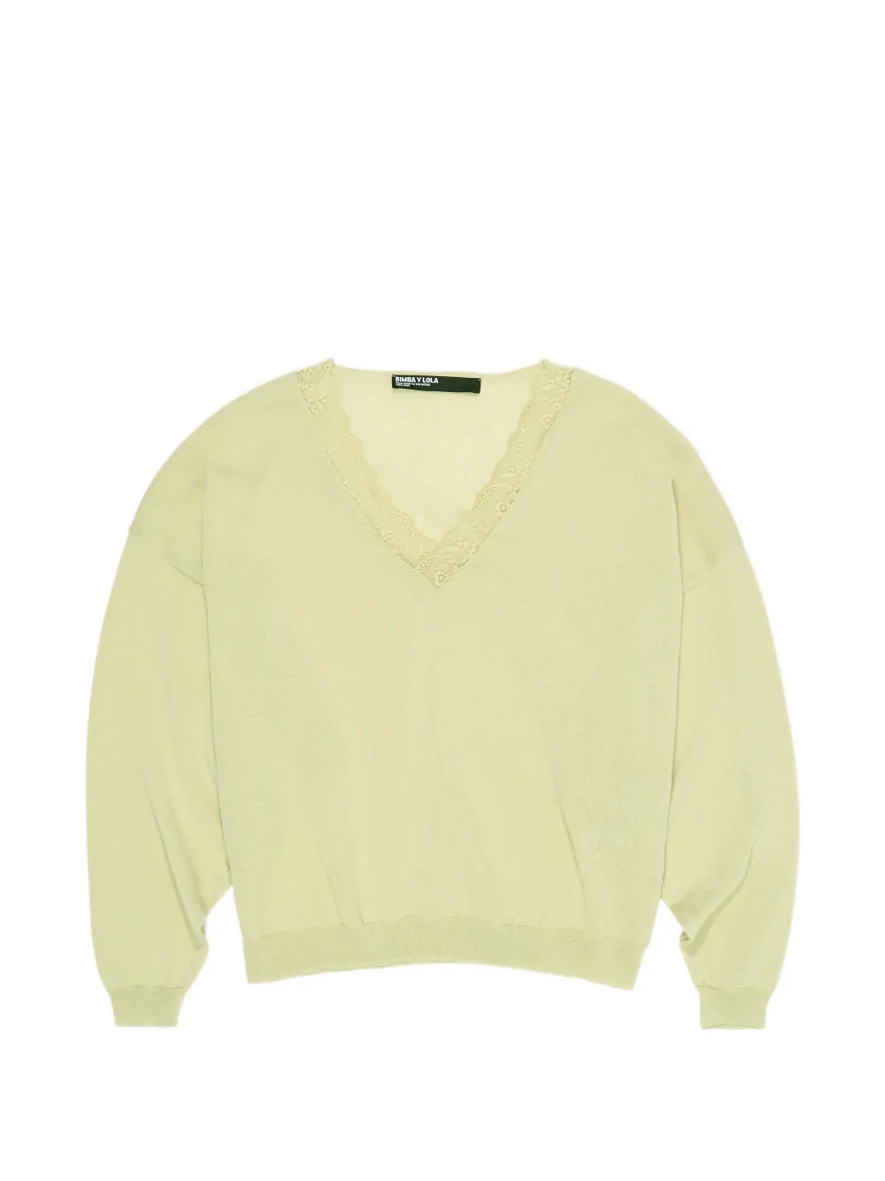 Bimba y Lola Top con scollo a V - Verde