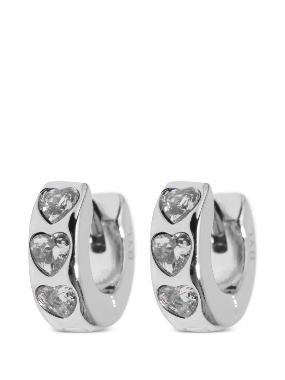 BIMBA Y LOLA Creolen mit Herzform - Silber