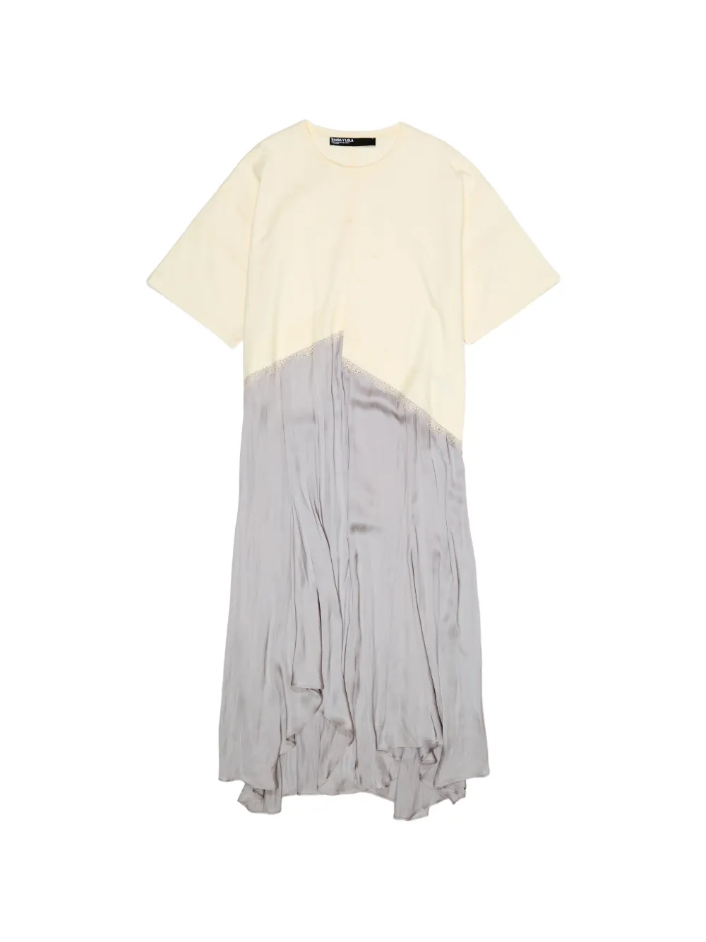 Bimba y Lola Abito midi girocollo - Grigio