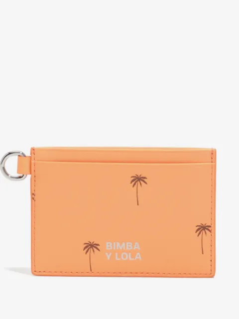 Bimba y Lola petit porte-cartes Palms en cuir
