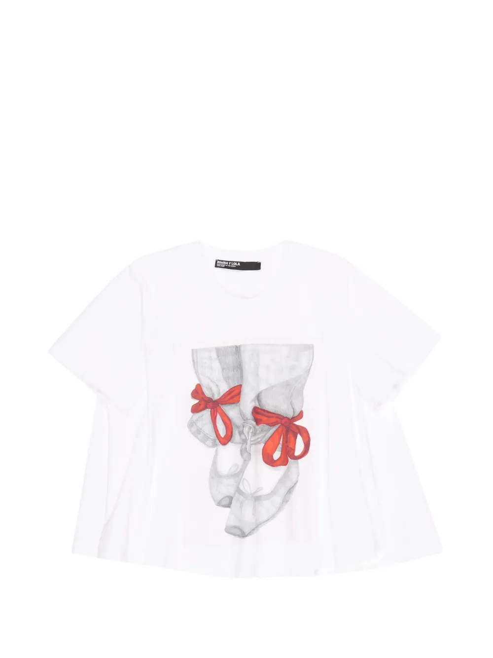 Bimba y Lola T-shirt con grafica - Bianco