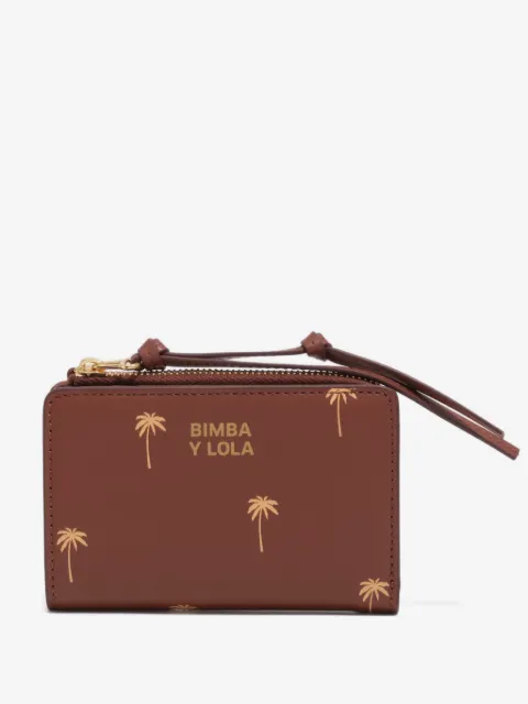 BIMBA Y LOLA Sand Palms compact purse