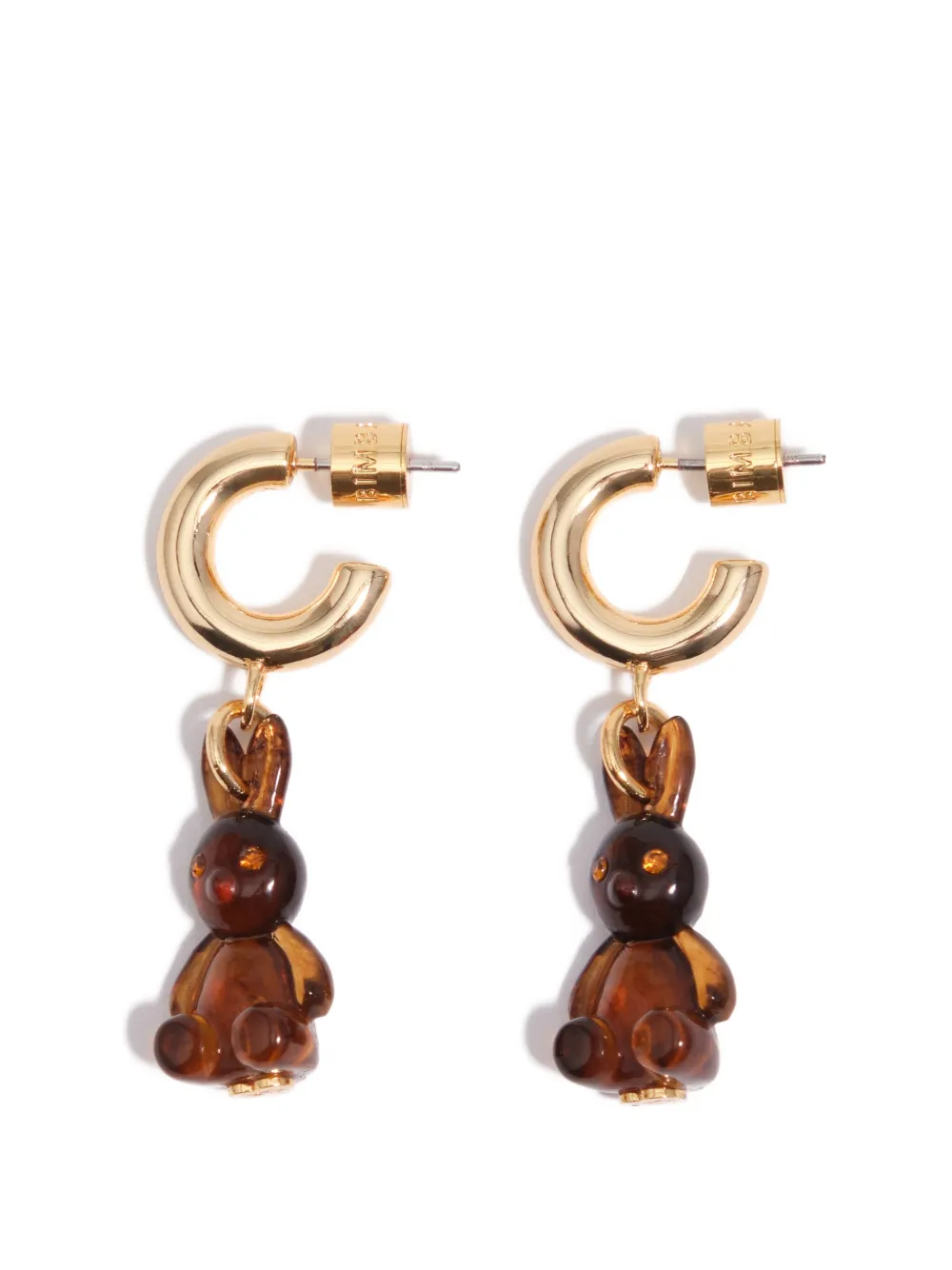 BIMBA Y LOLA Creolen mit Hase - Gold