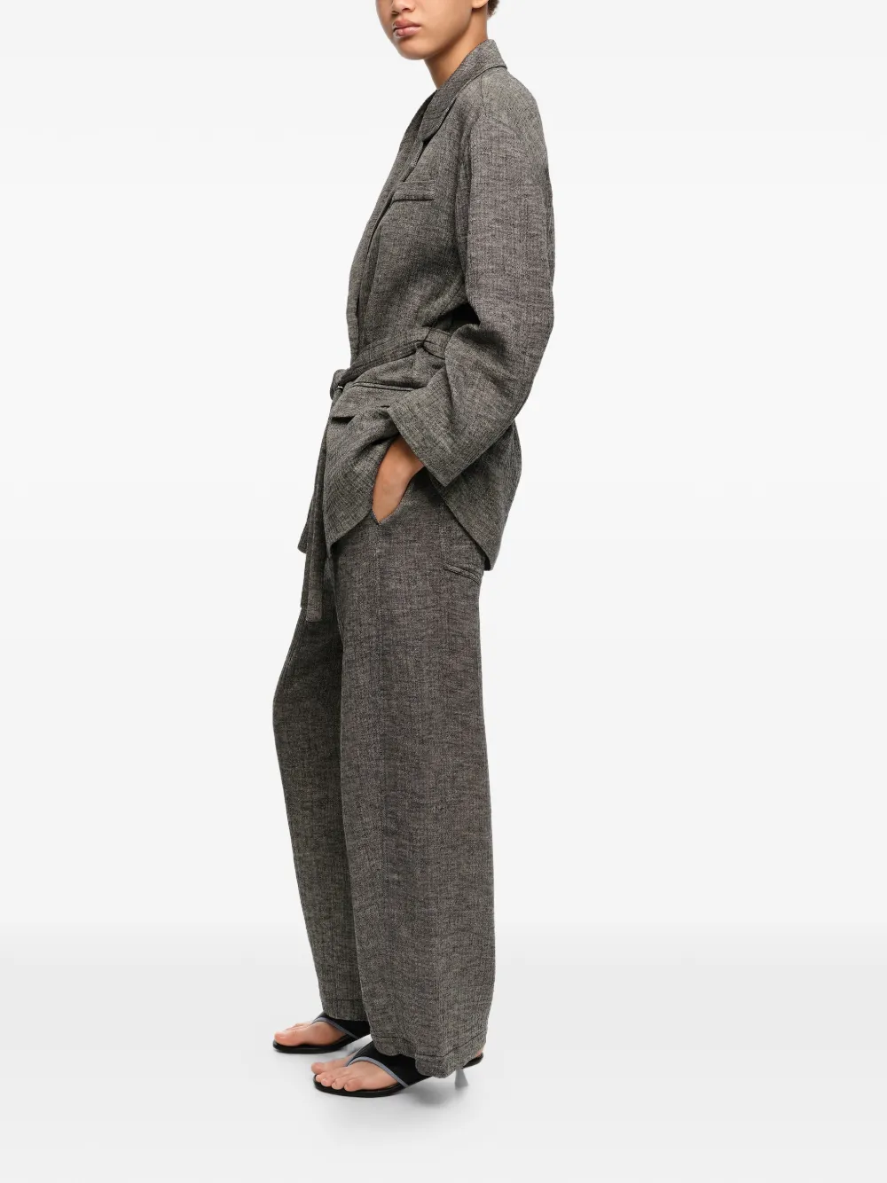 Belted Tailored Coat