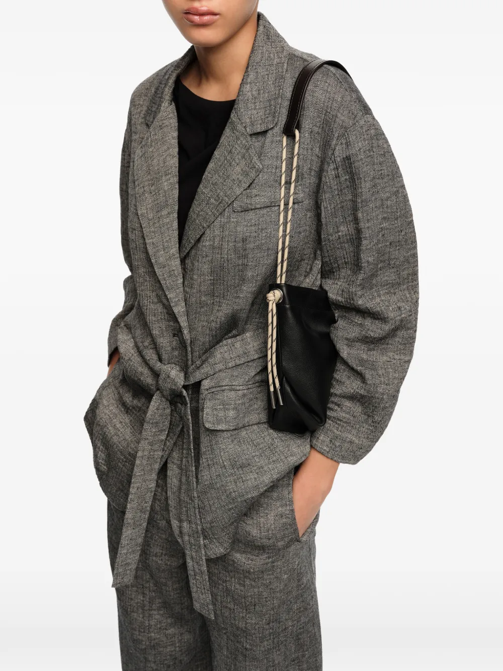 Belted Tailored Coat