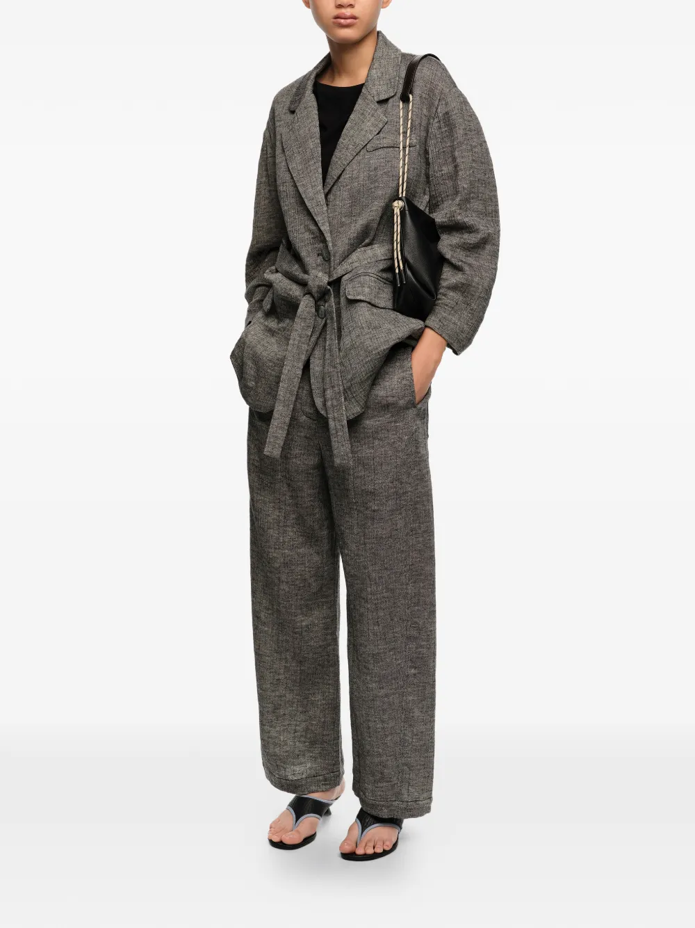 Belted Tailored Coat
