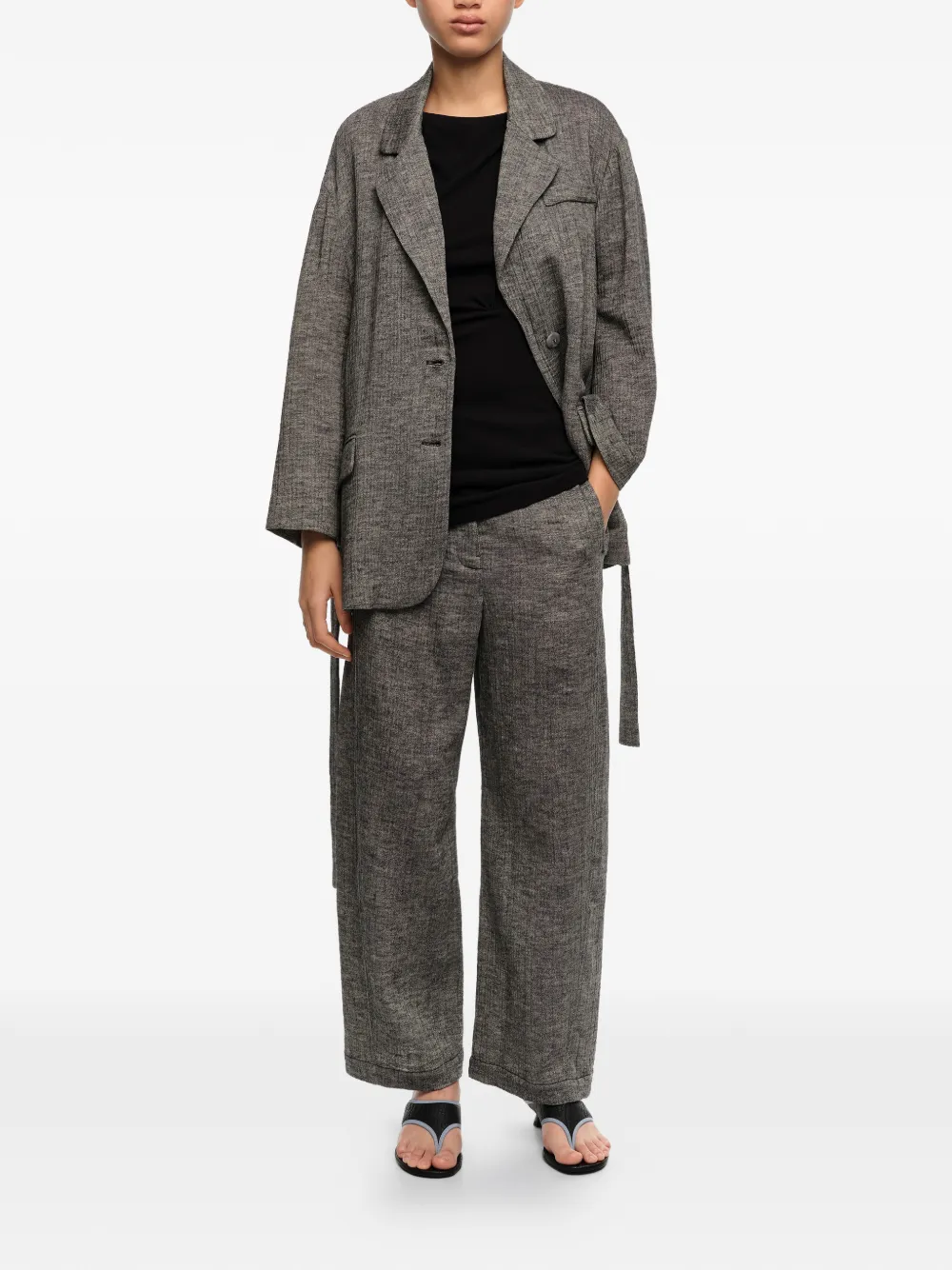 Belted Tailored Coat