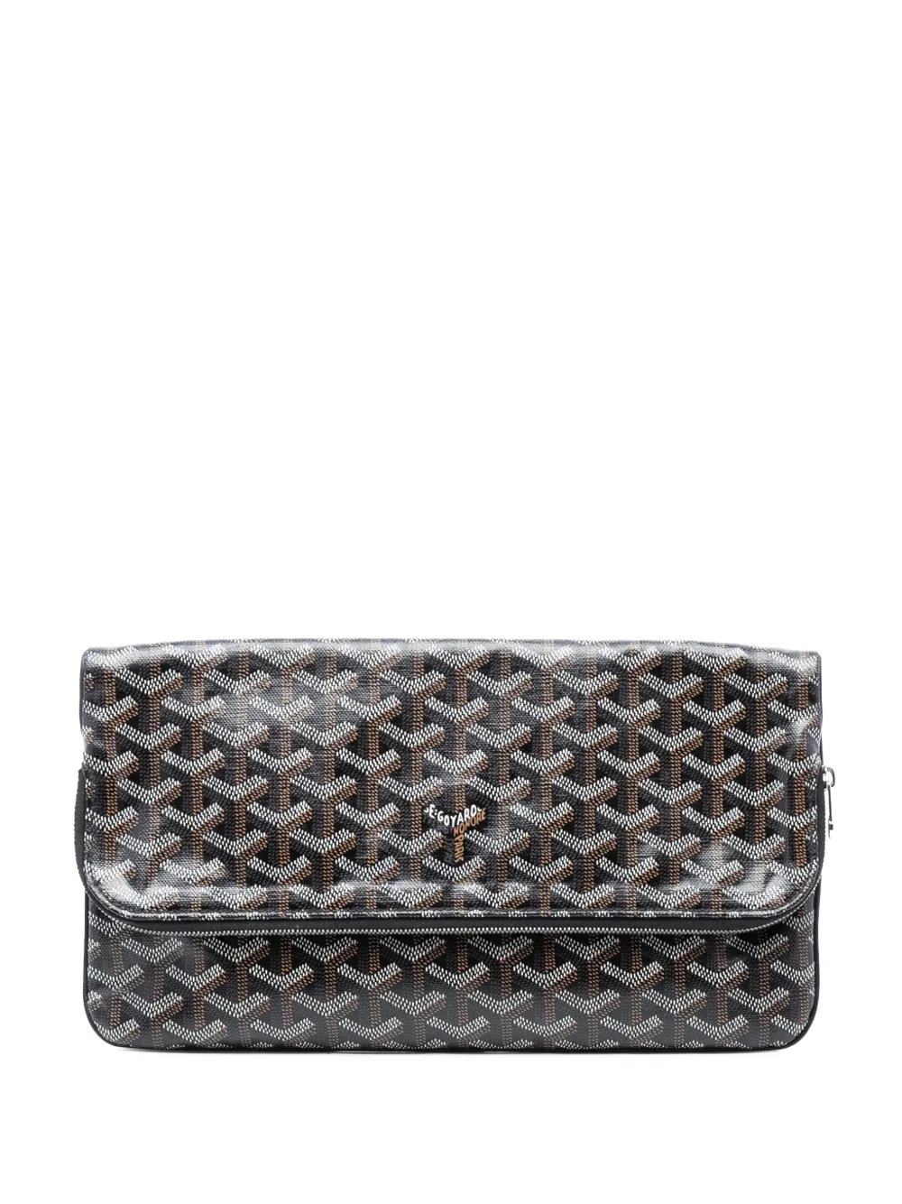 Goyard Pre-Owned 2018 Goyardine Sainte Marie MM clutch bag - Nero