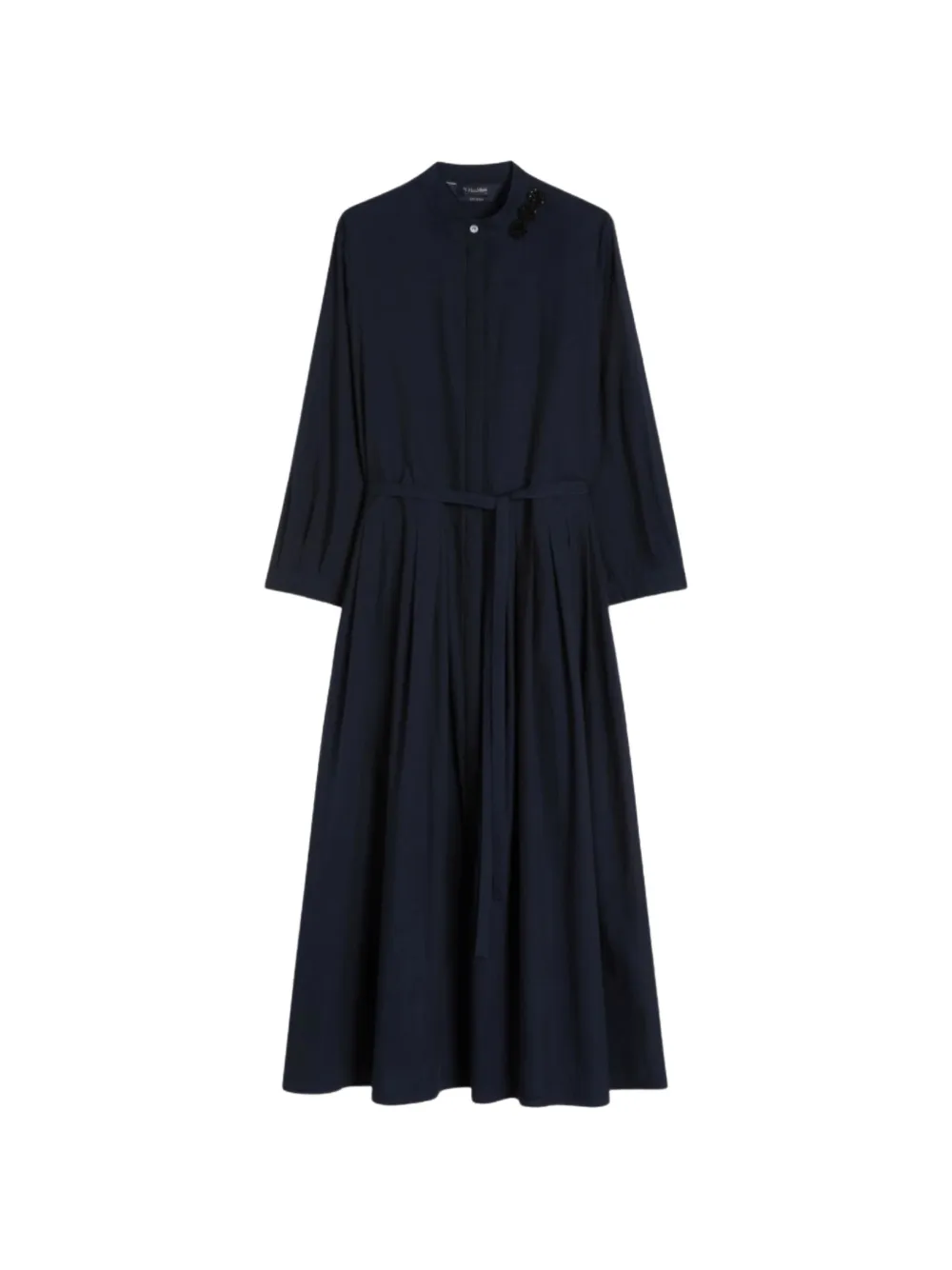 'S Max Mara crystal-embellished belted maxi dress - Blu