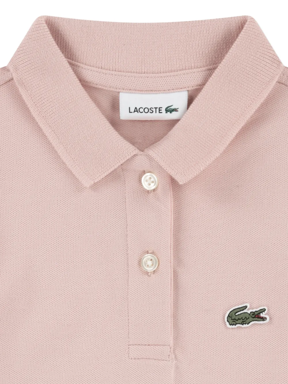  Lacoste Kids Collared A-line Dress - Pink 