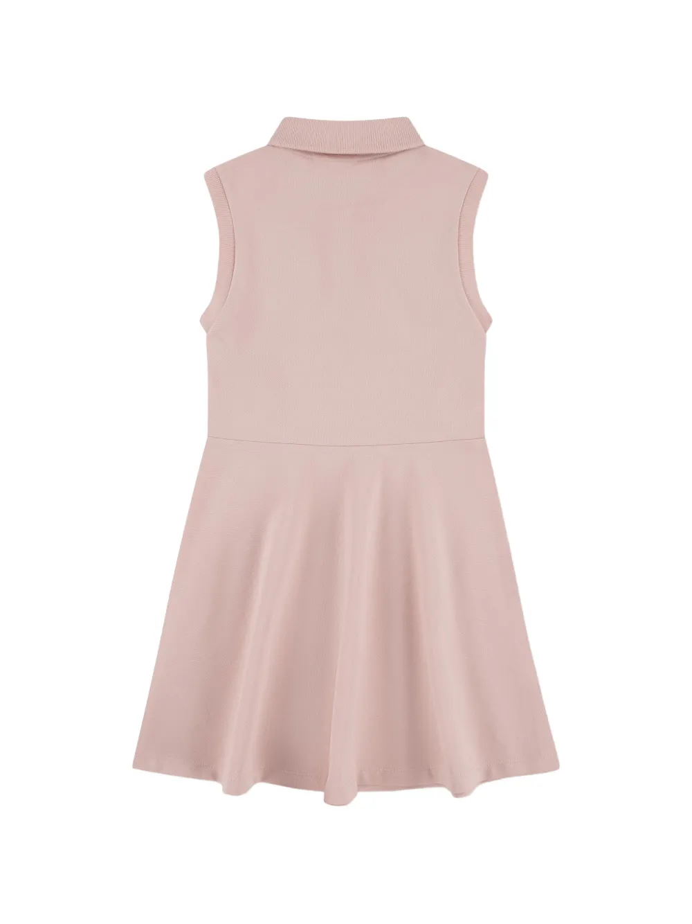 Lacoste Kids A-lijn jurk met kraag - Roze