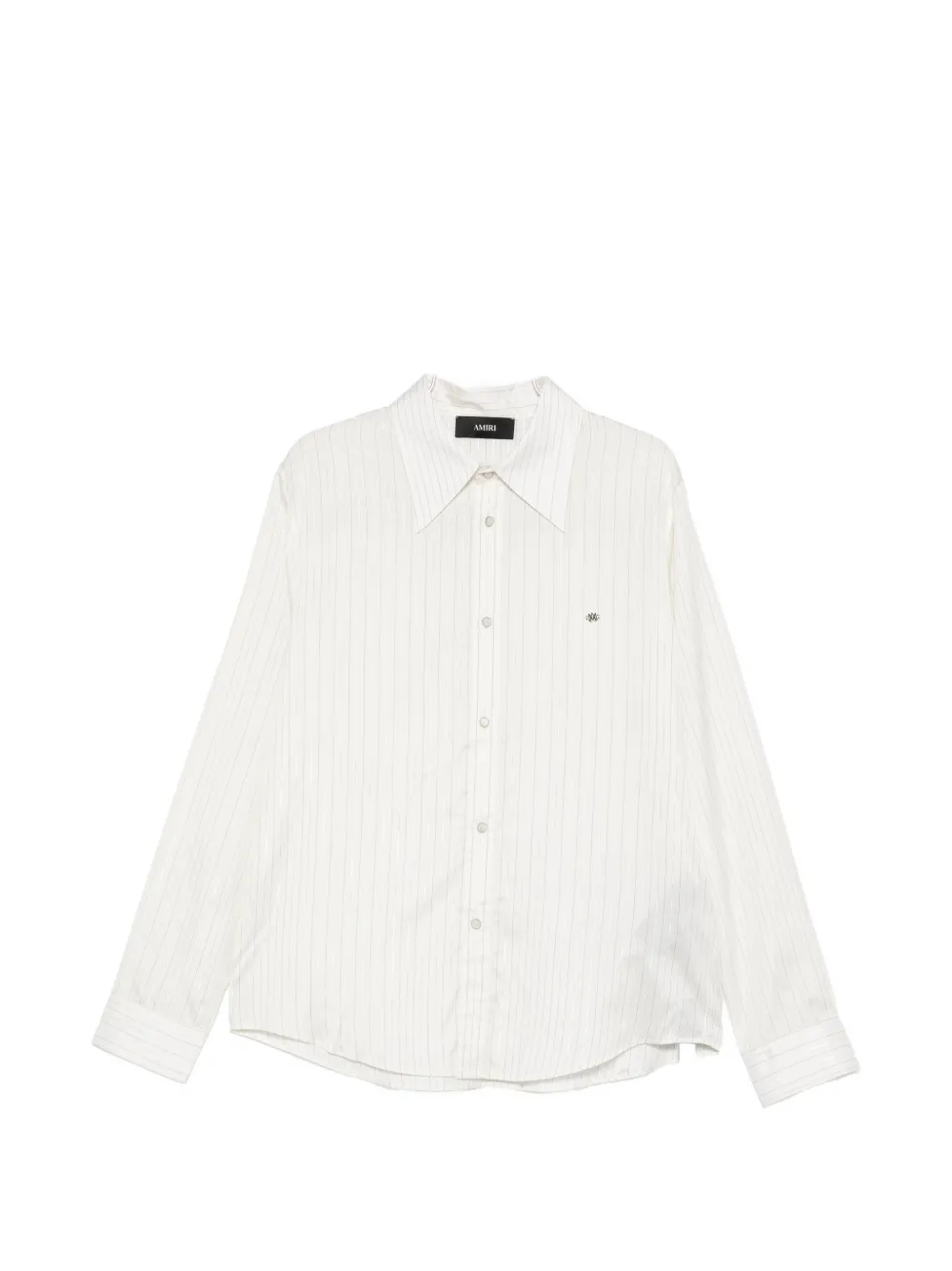 AMIRI striped button shirt - Weiß