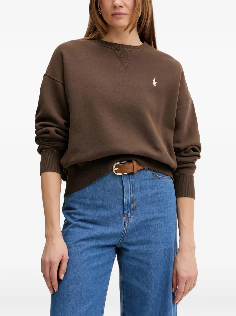 Polo Ralph Lauren Polo Pony-embroidered sweatshirt - Marrone