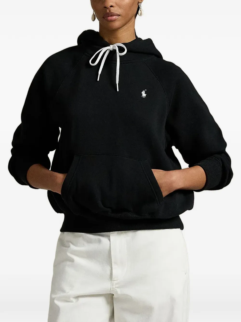 Polo Ralph Lauren logo-embroidered hoodie - Nero