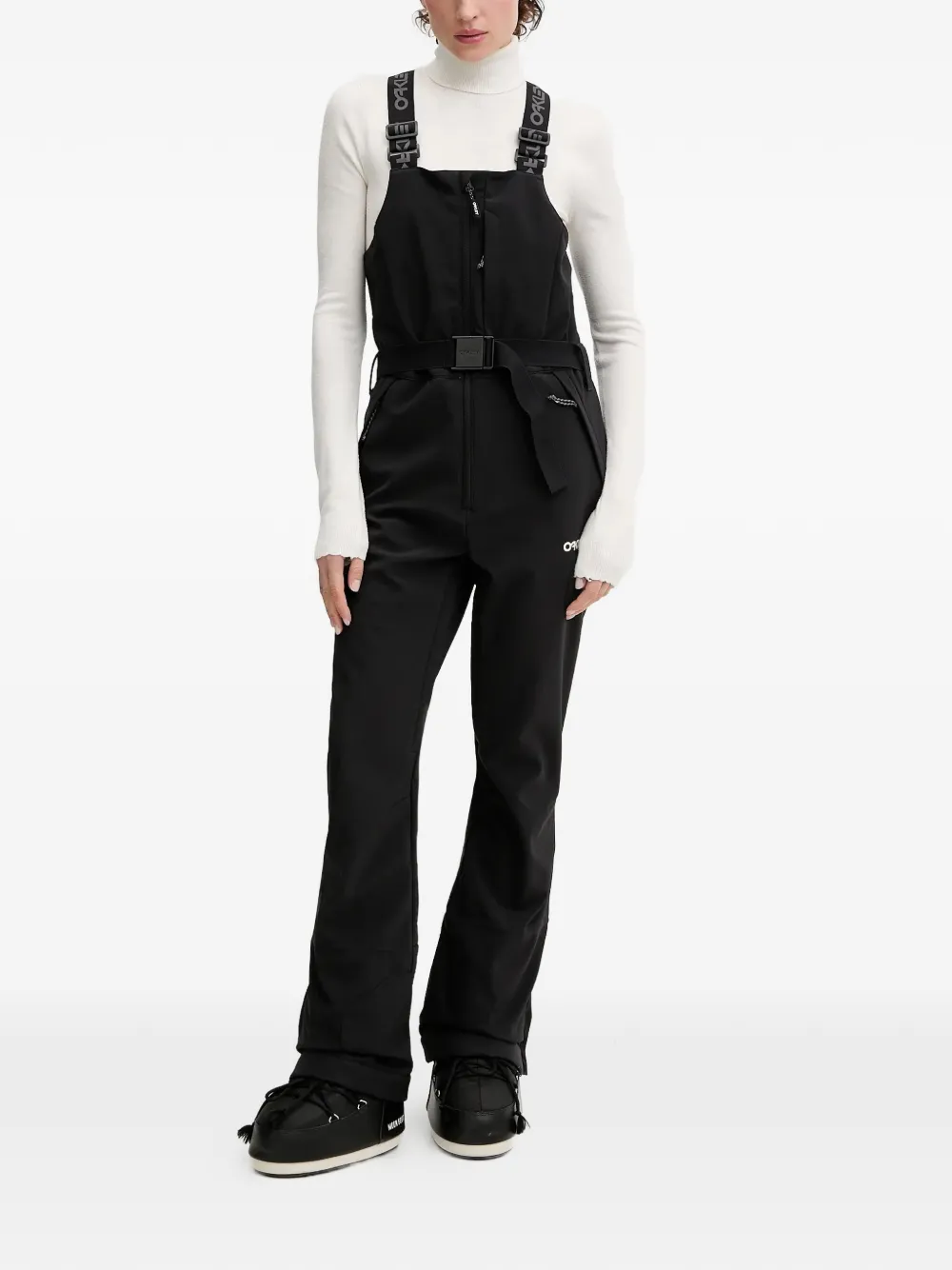 Oakley Tnp Harper Softshell belted ski jumpsuit - Nero