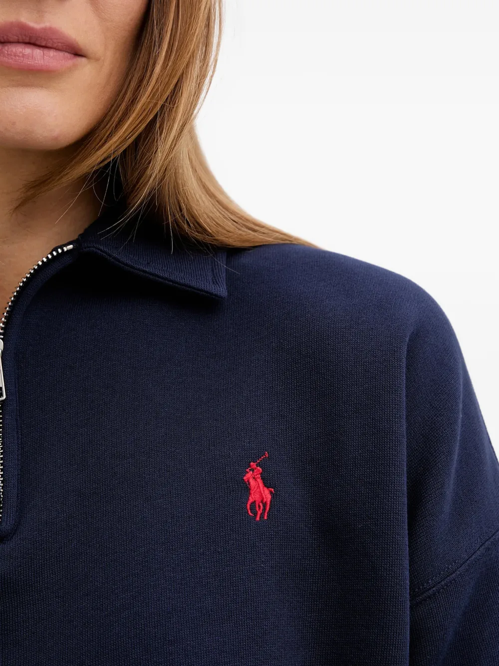 Polo Ralph Lauren Sweater met geborduurd logo Grijs