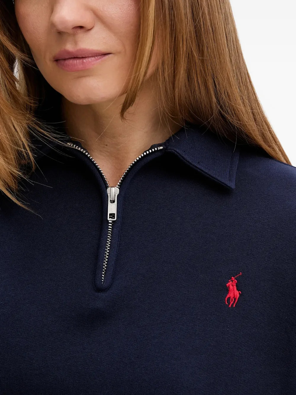 Polo Ralph Lauren Sweater met geborduurd logo Grijs
