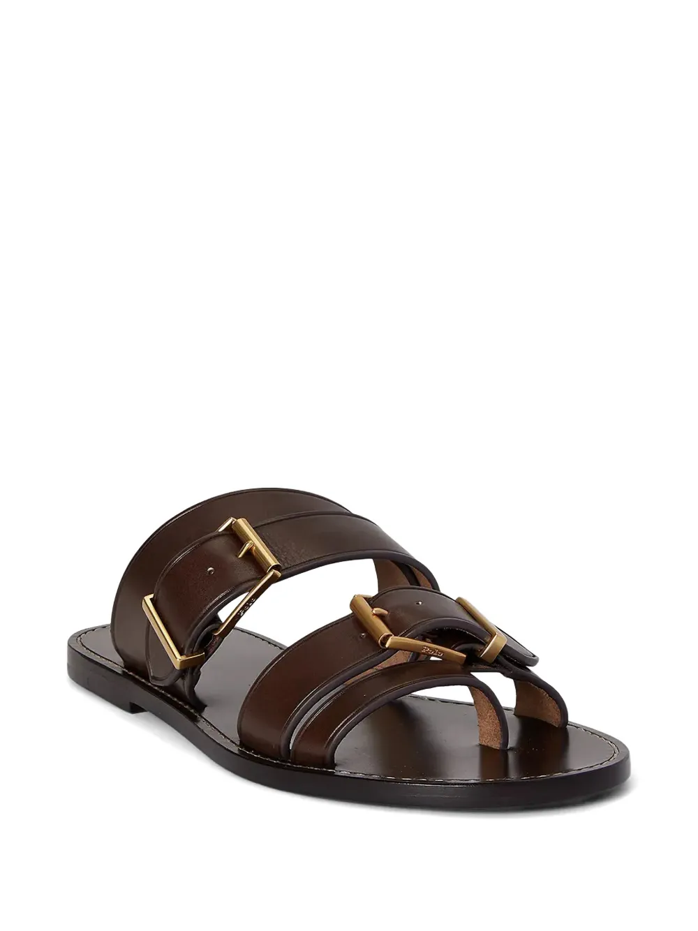 Polo Ralph Lauren Sandalen met gespbandje Bruin