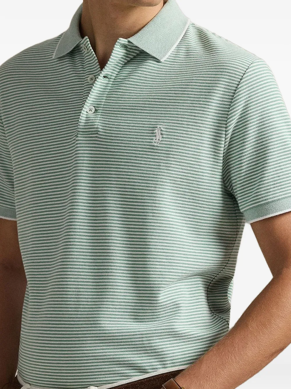 Polo Ralph Lauren Poloshirt met gestreept logo Groen