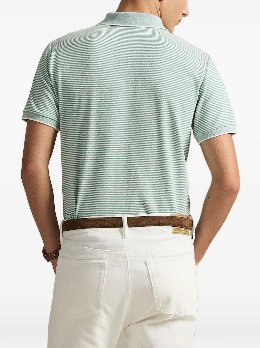 Polo Ralph Lauren Poloshirt met gestreept logo Groen