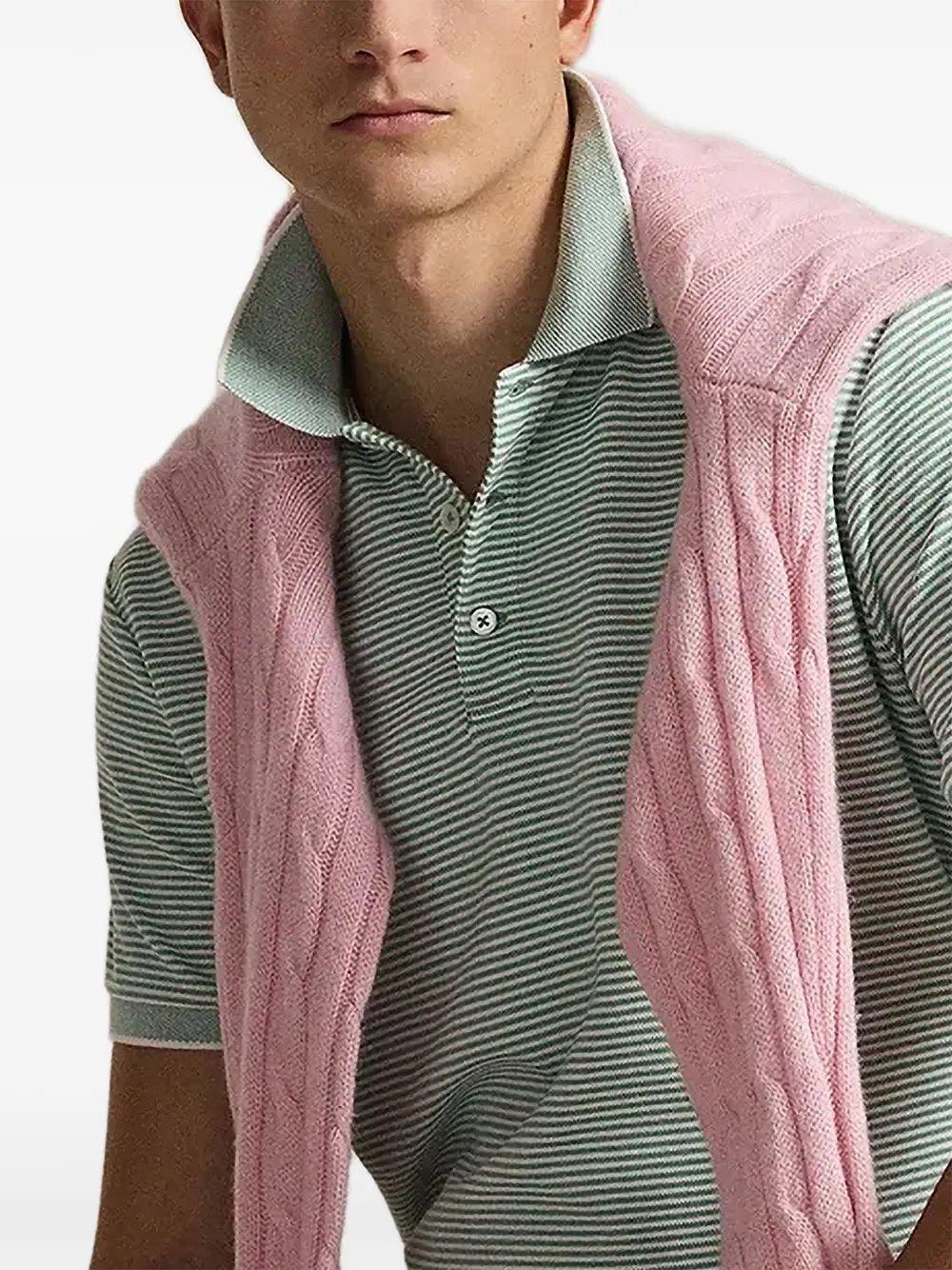 Polo Ralph Lauren Poloshirt met gestreept logo Groen