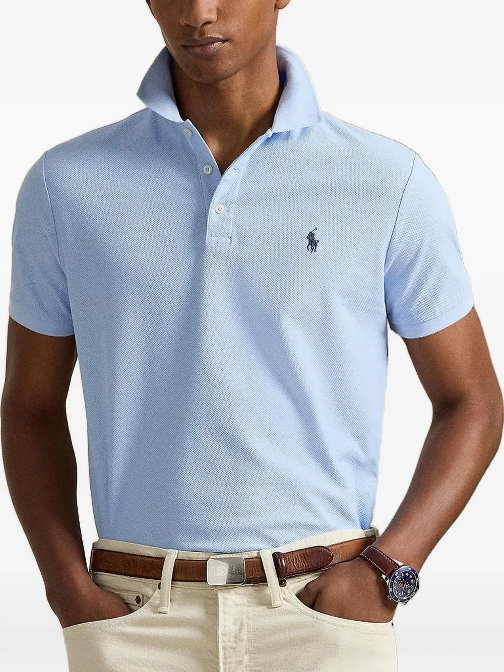Polo Ralph Lauren logo polo shirt - Blu