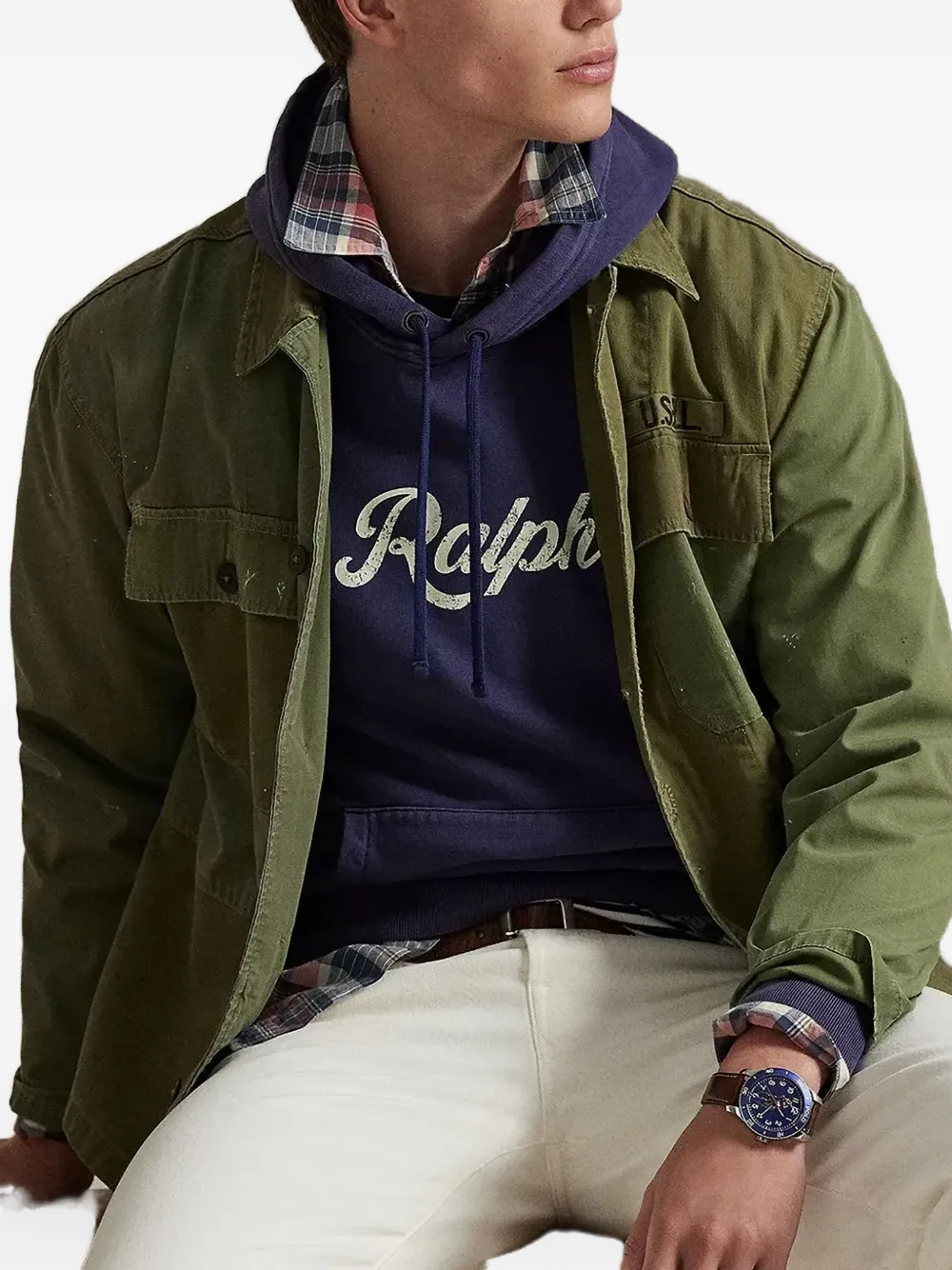Polo Ralph Lauren Hoodie met logoprint Blauw