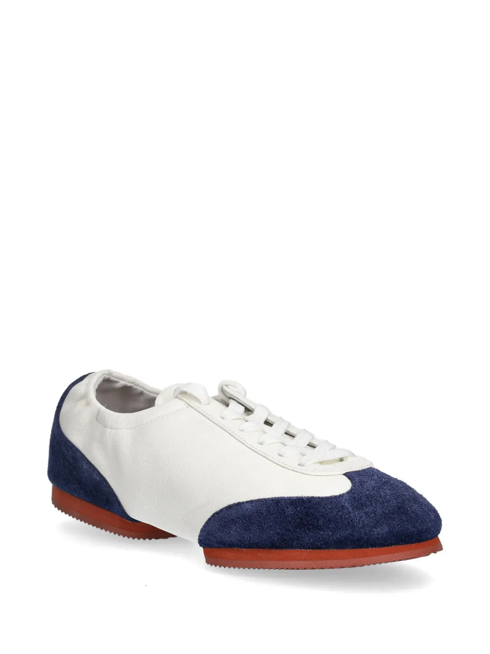 Polo Ralph Lauren Sneakers met suède vlak Wit