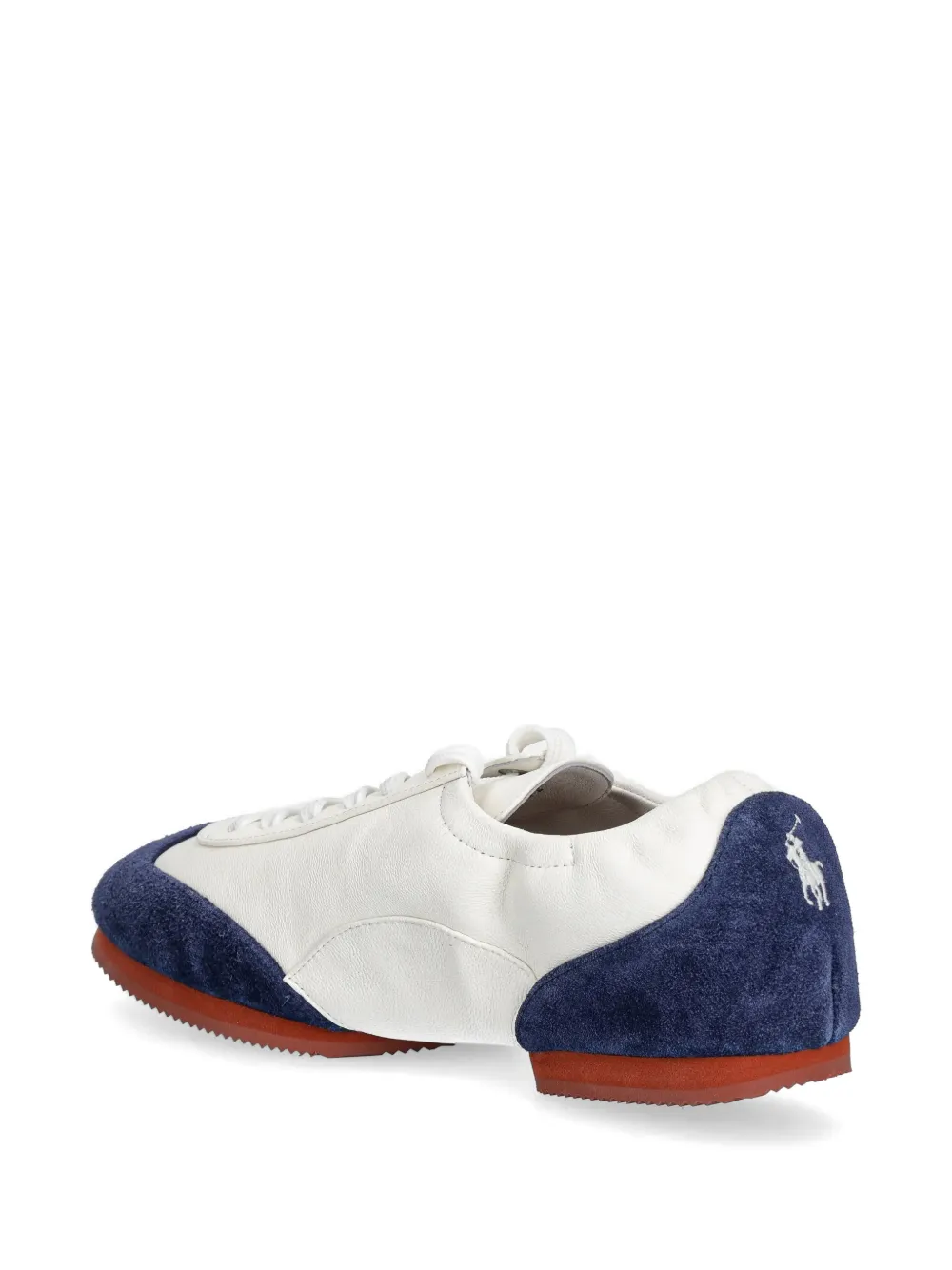 Polo Ralph Lauren Sneakers met suède vlak Wit