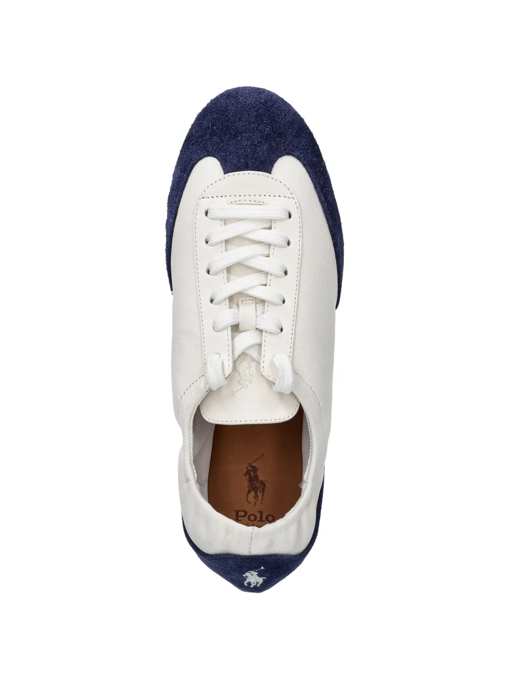 Polo Ralph Lauren Sneakers met suède vlak Wit