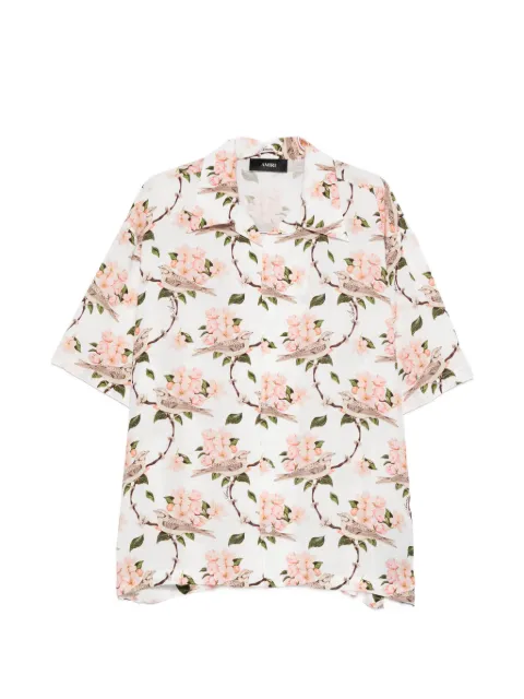 AMIRI bird floral shirt