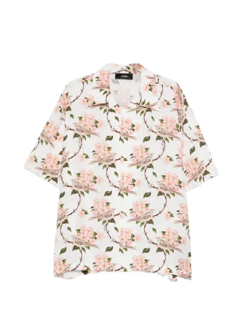 AMIRI bird floral shirt