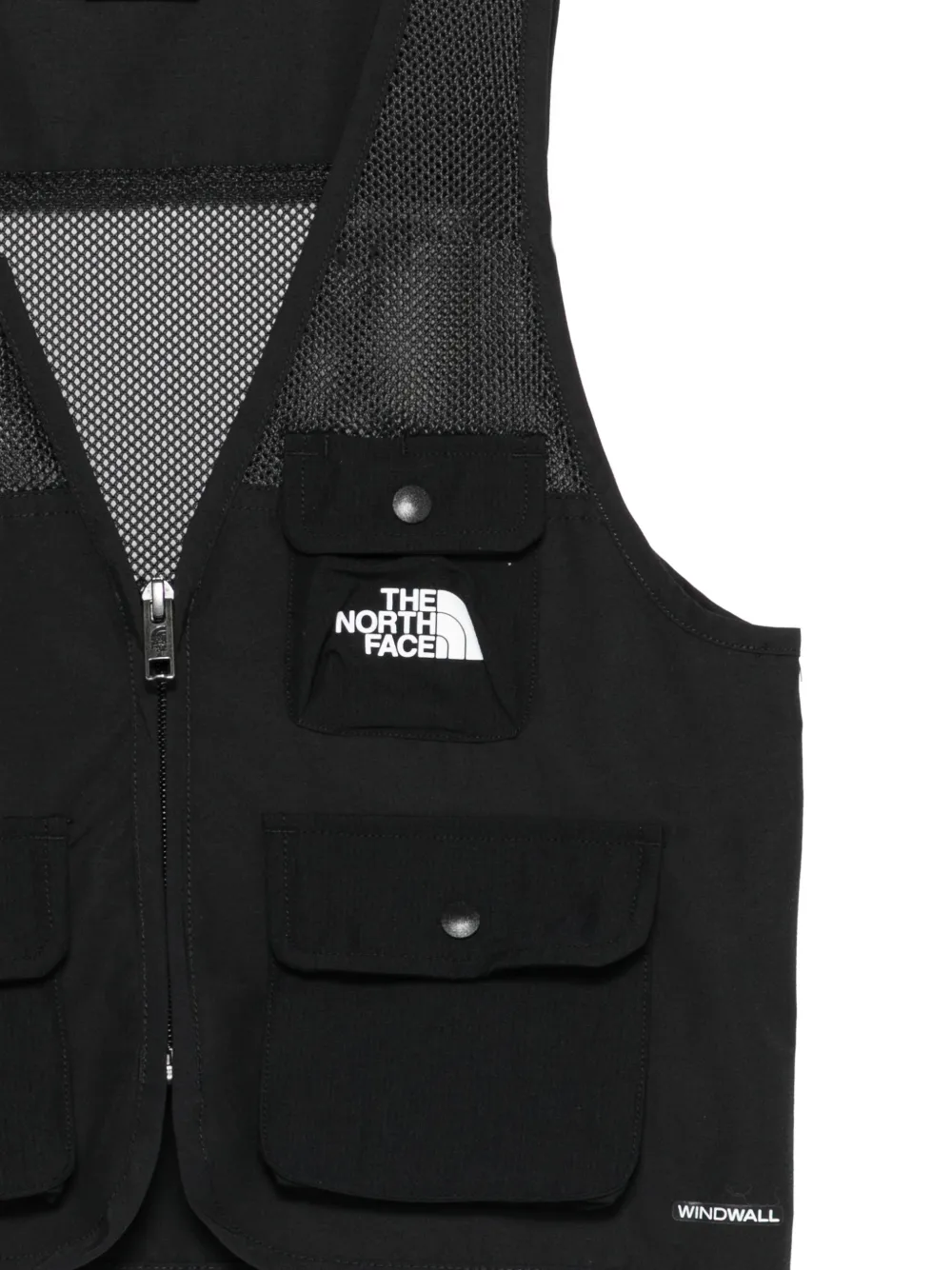 The North Face Kids Bodywarmer met logoprint Zwart