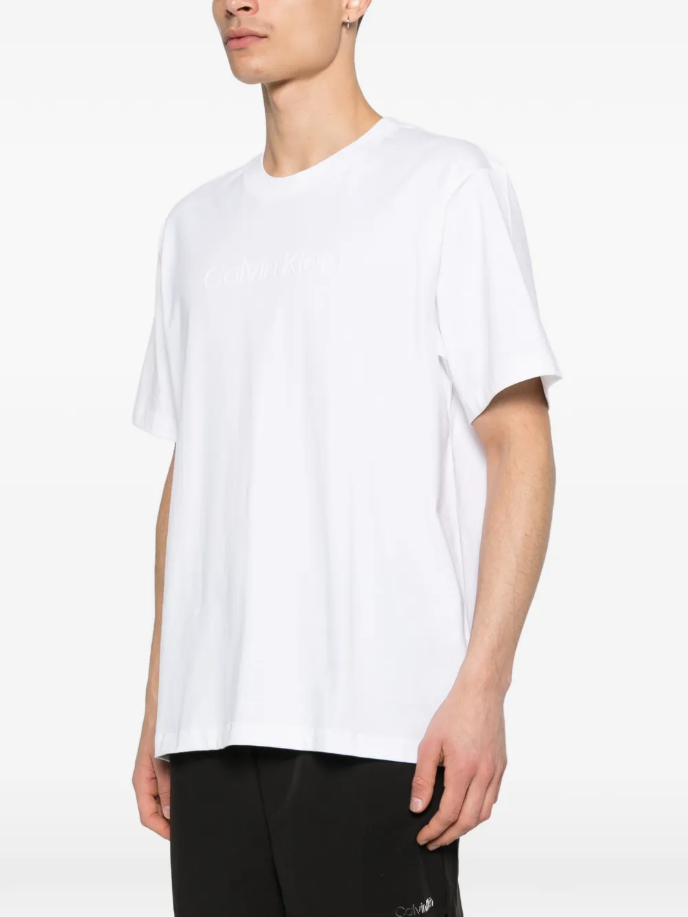  Calvin Klein Embossed T-shirt - White 