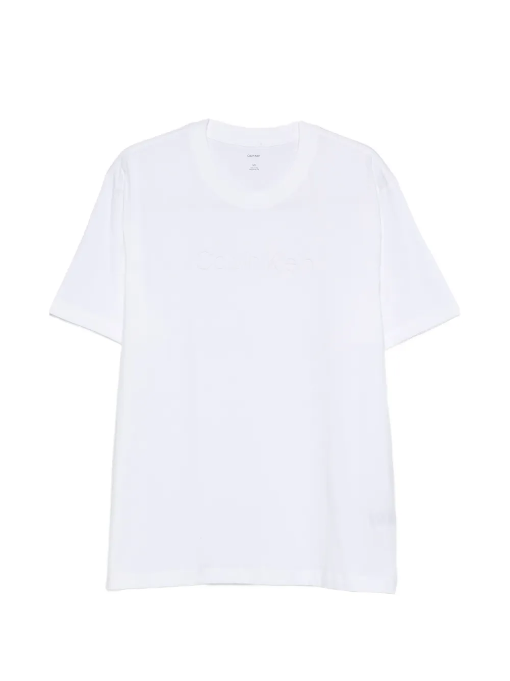Calvin Klein embossed T-shirt - Bianco
