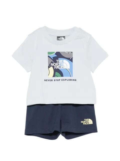 The North Face Kids NSE Box Play logo shorts set (set of two)