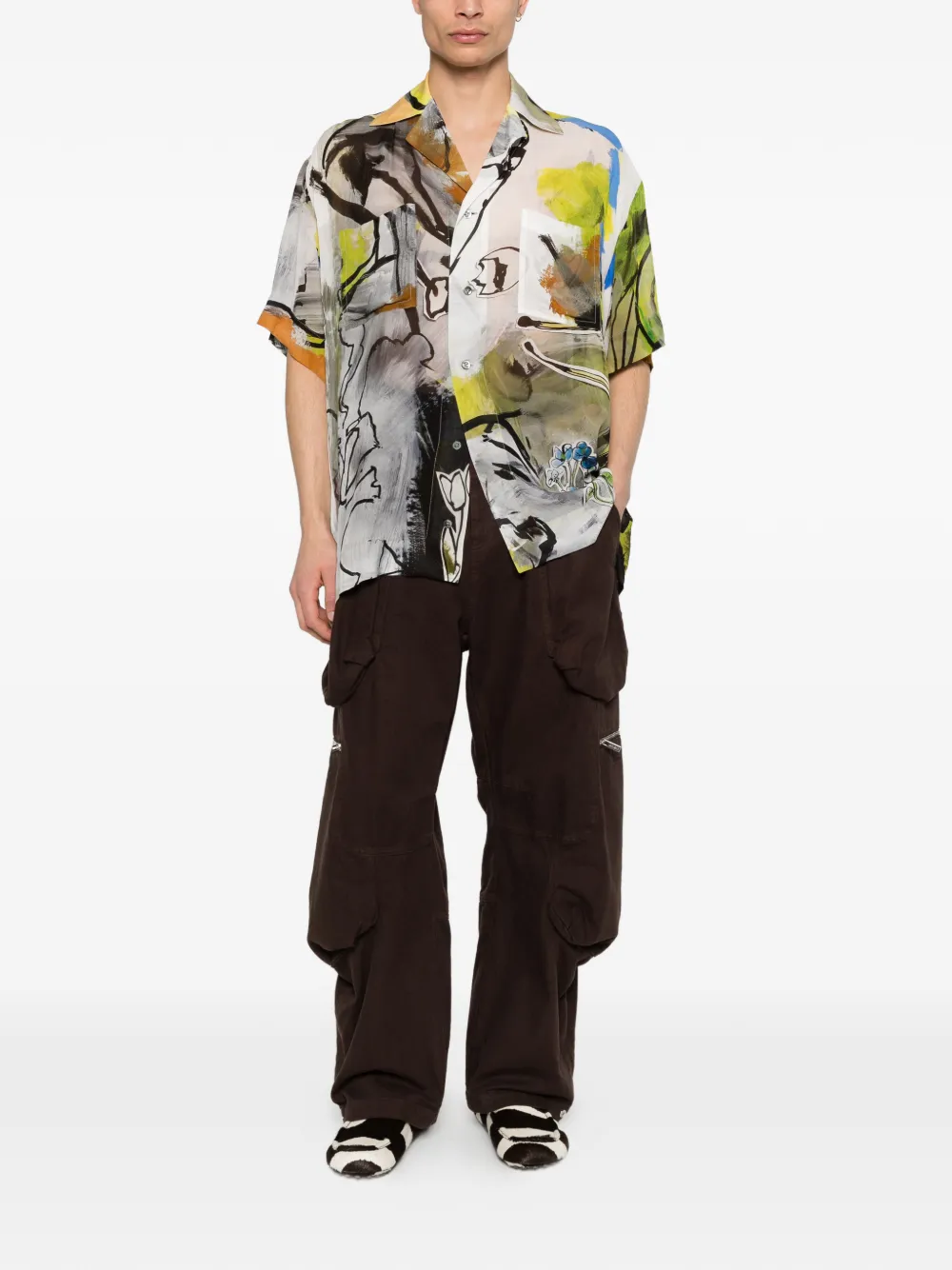 Vivienne Westwood Overhemd met print Grijs