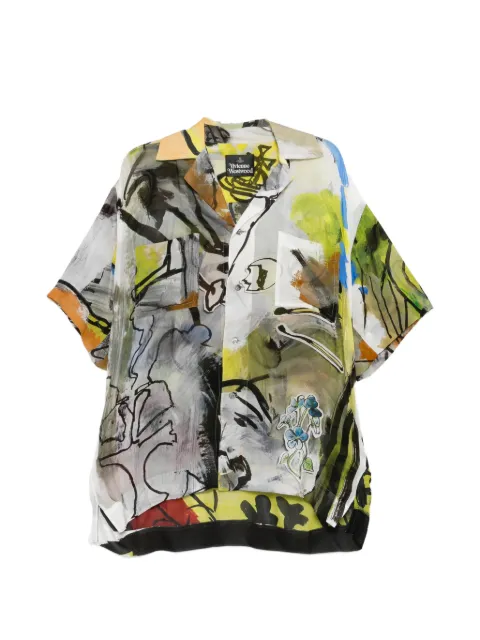Vivienne Westwood printed camp shirt