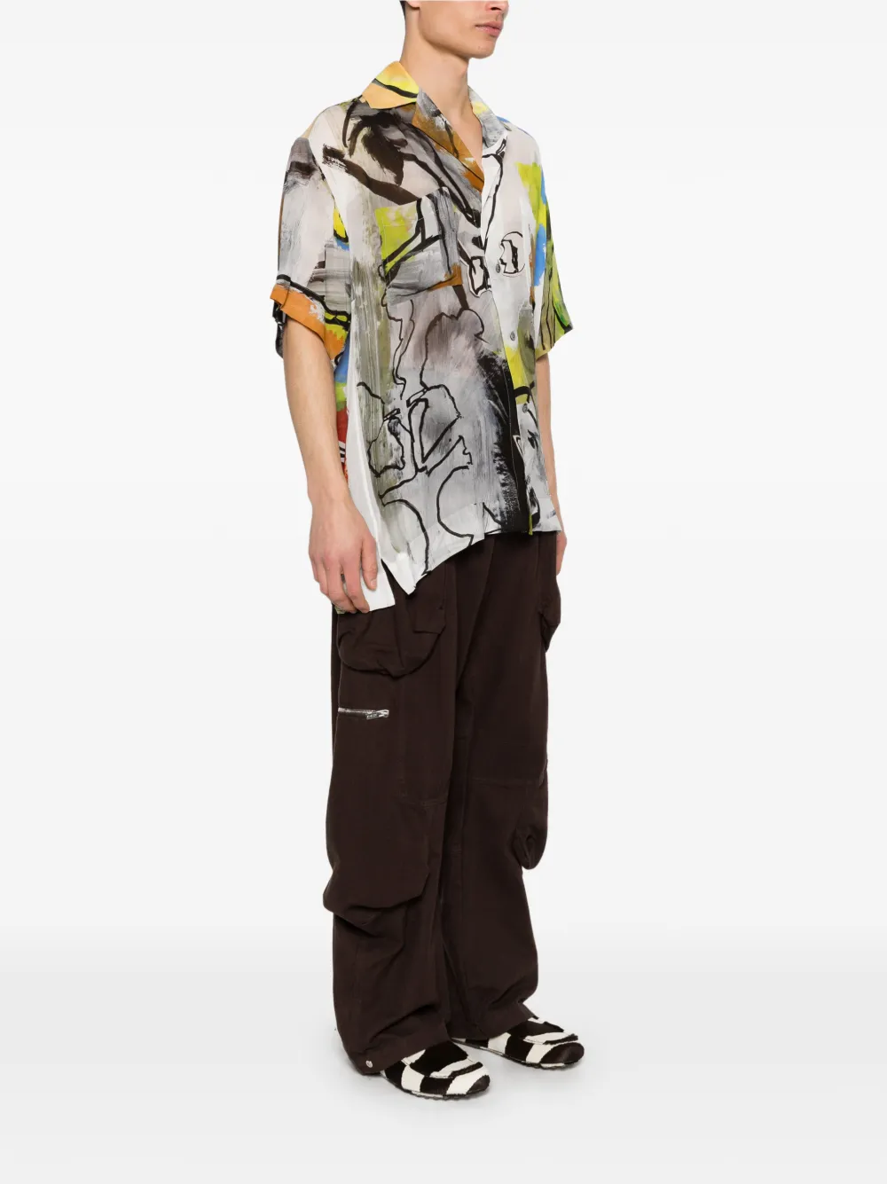 Vivienne Westwood Overhemd met print Grijs