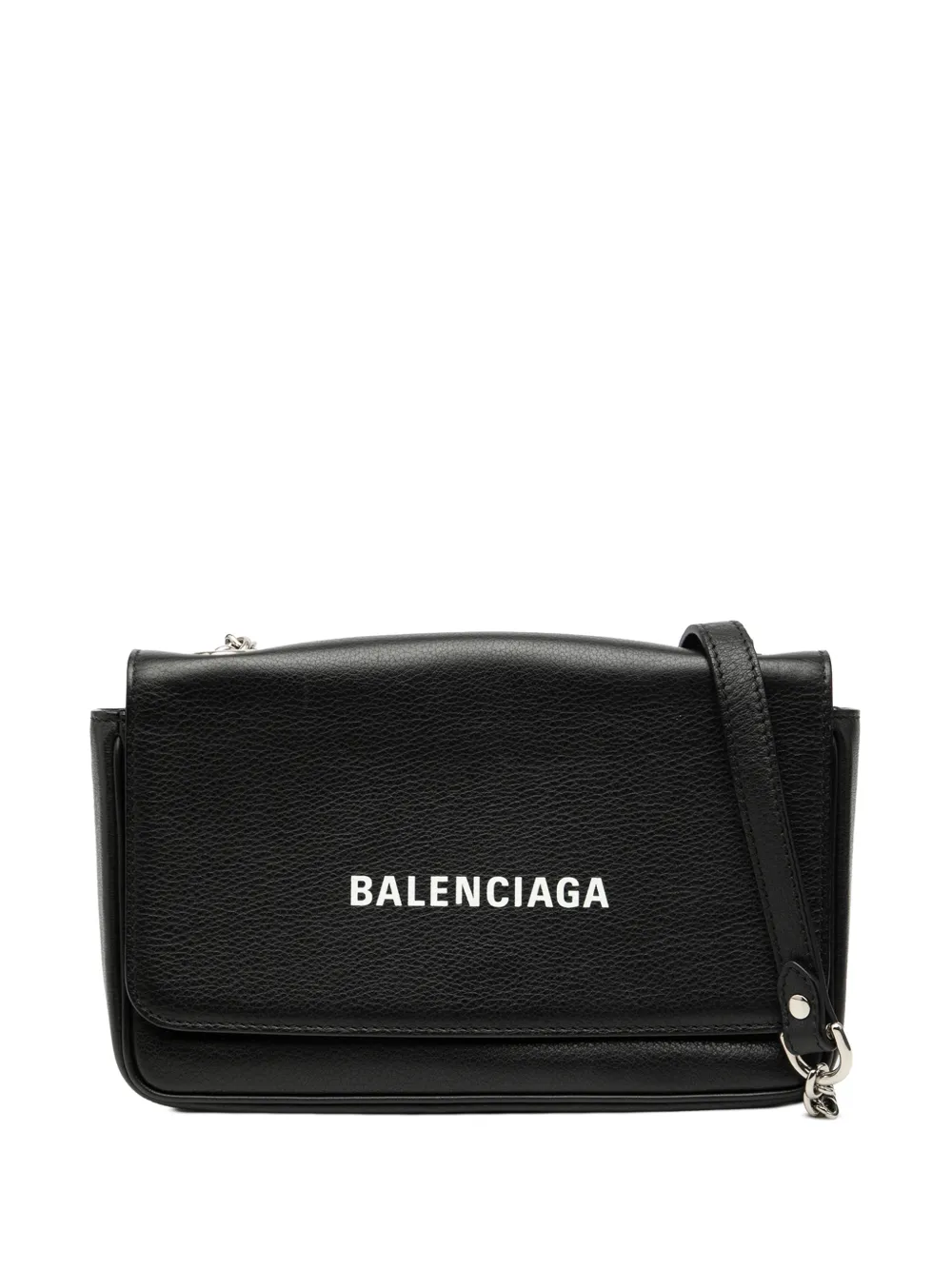 Balenciaga Pre-Owned Borsa a tracolla Everyday in pelle con catena 2006-2019 - Nero