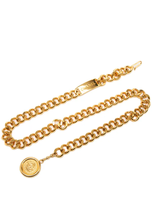 Chanel CC Logo Chain Belt Gold Plated s-l400.jpg main image 4