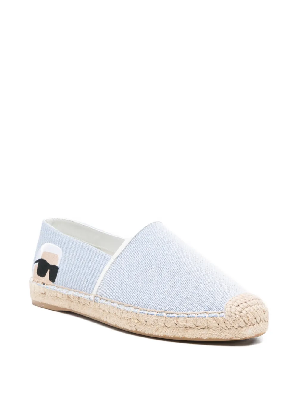 Karl Lagerfeld Kamini espadrilles Blauw