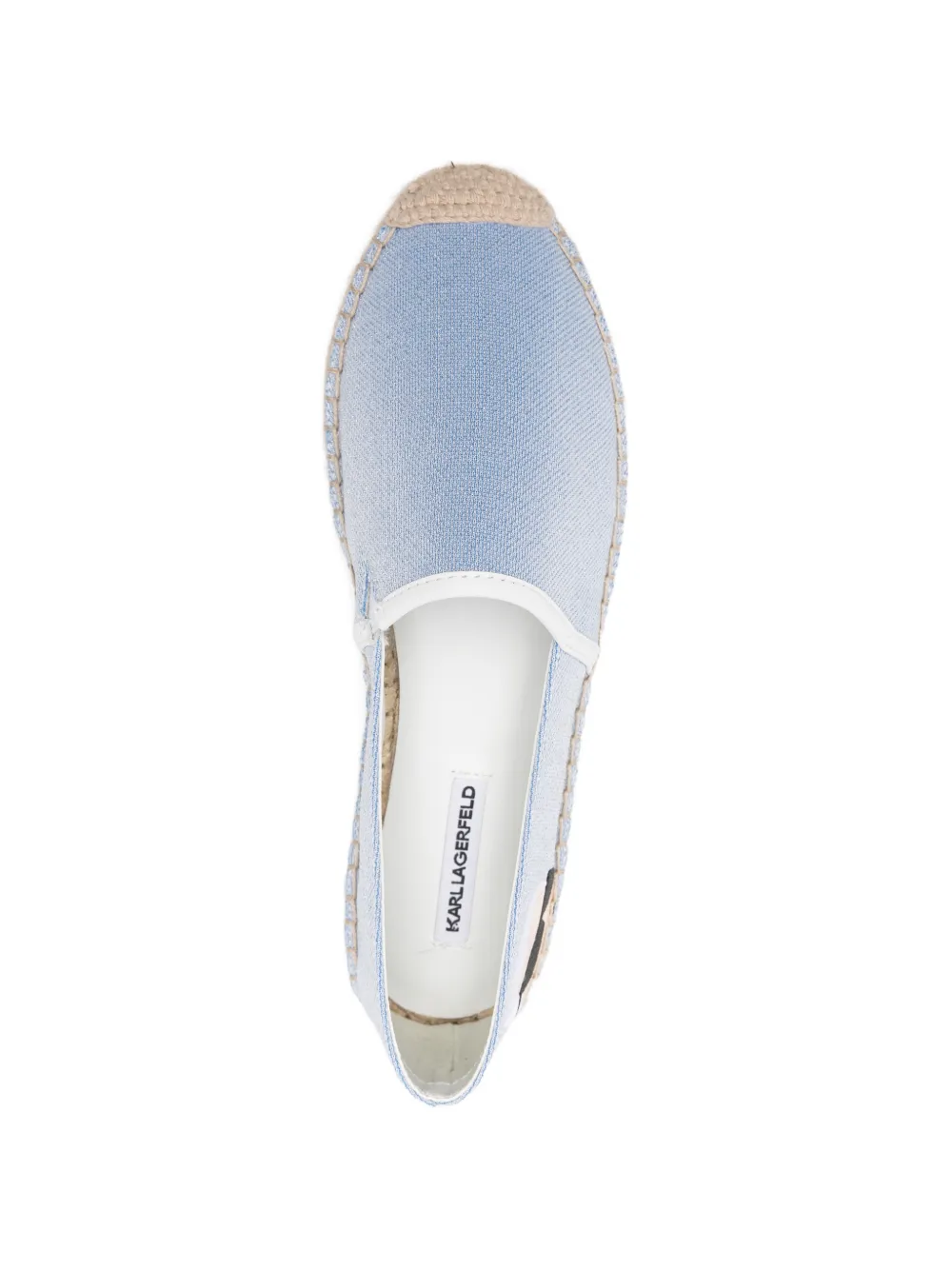 Karl Lagerfeld Kamini espadrilles Blauw