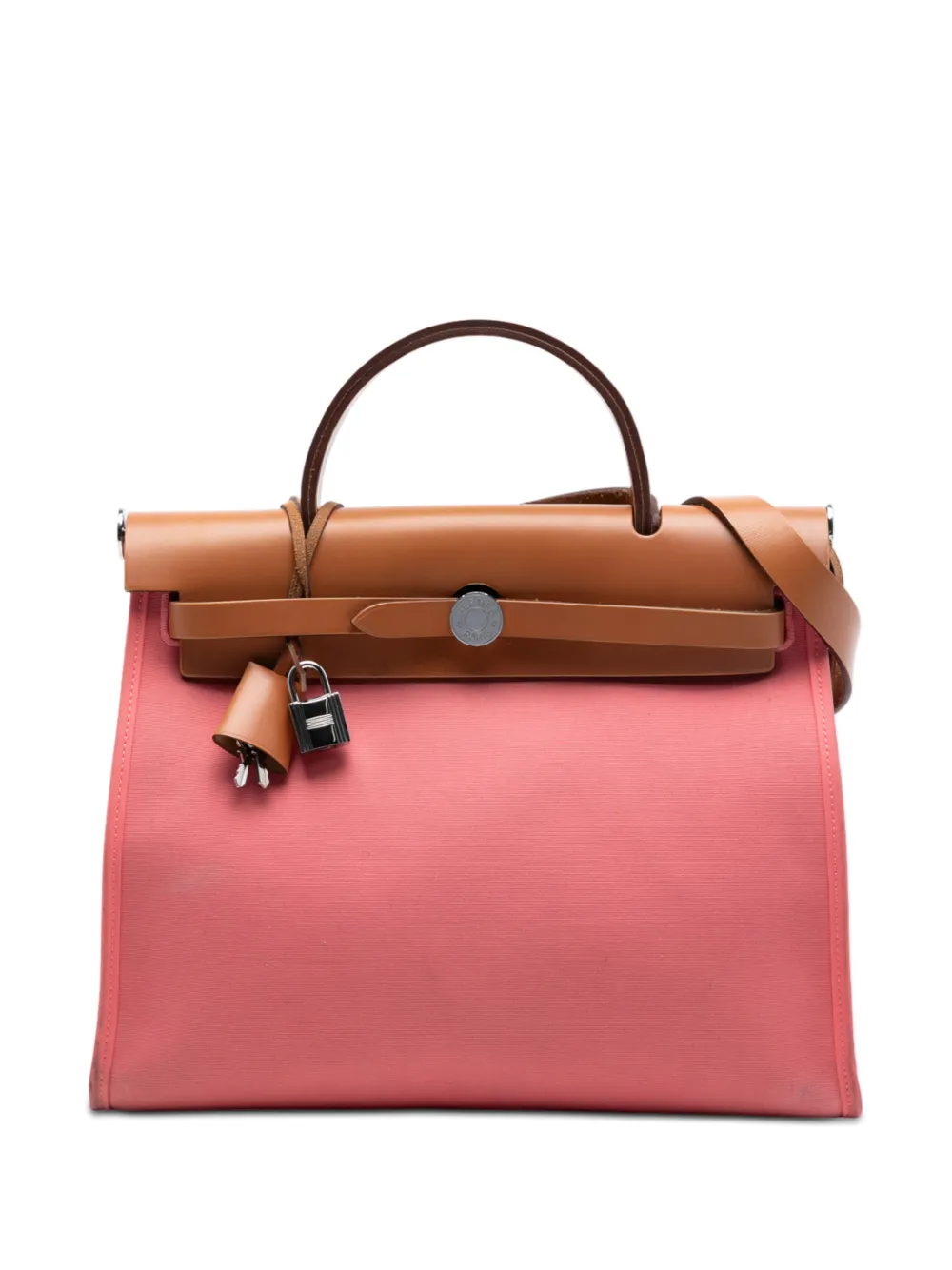 Hermès Pre-Owned 2020 Toile Herbag Zip 31 satchel - Rosa