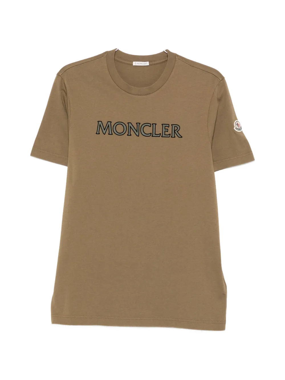 Moncler logo T-shirt - Marrone